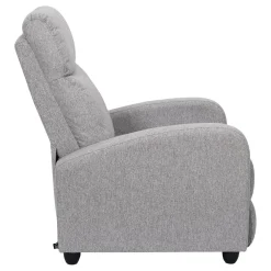 FOTEL ROZKŁADANY Recliner Dream szary nowoczesny