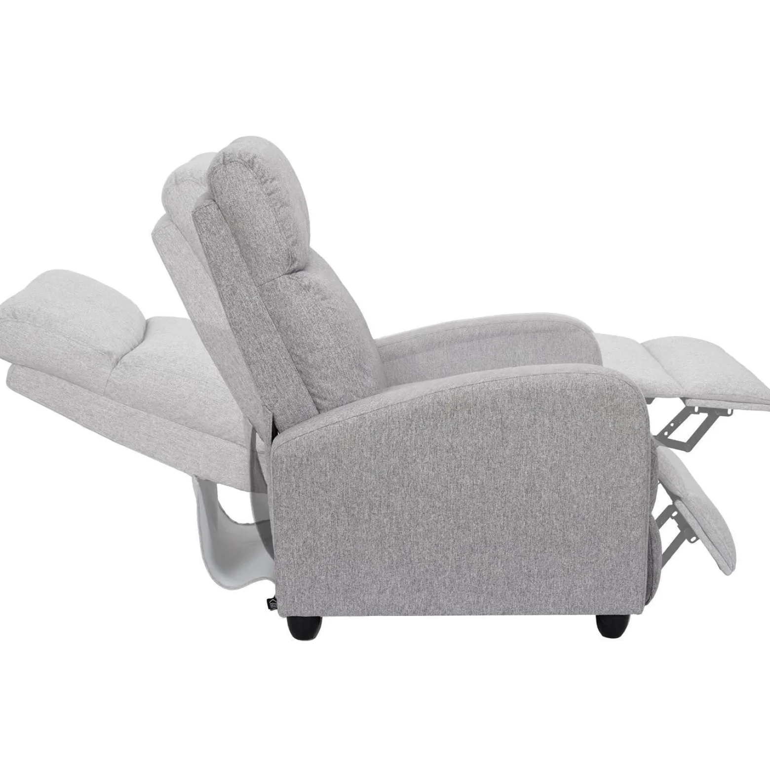 FOTEL ROZKŁADANY Recliner Dream szary nowoczesny