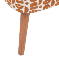 Fotel w stylu retro Lannister Palms Ambre