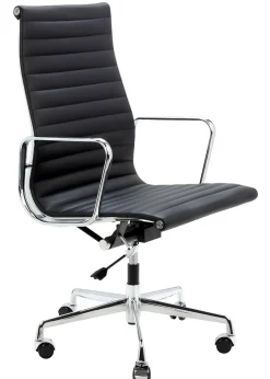 Fotel biurowy AERON PRESTIGE PLUS chrom - skóra naturalna, aluminium