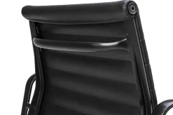 Fotel biurowy BODY PRESTIGE PLUS czarny - skóra naturalna