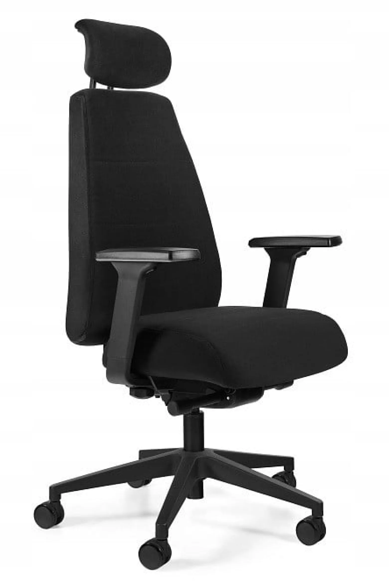 Fotel biurowy ergonomiczny Sigma czarny tkanina