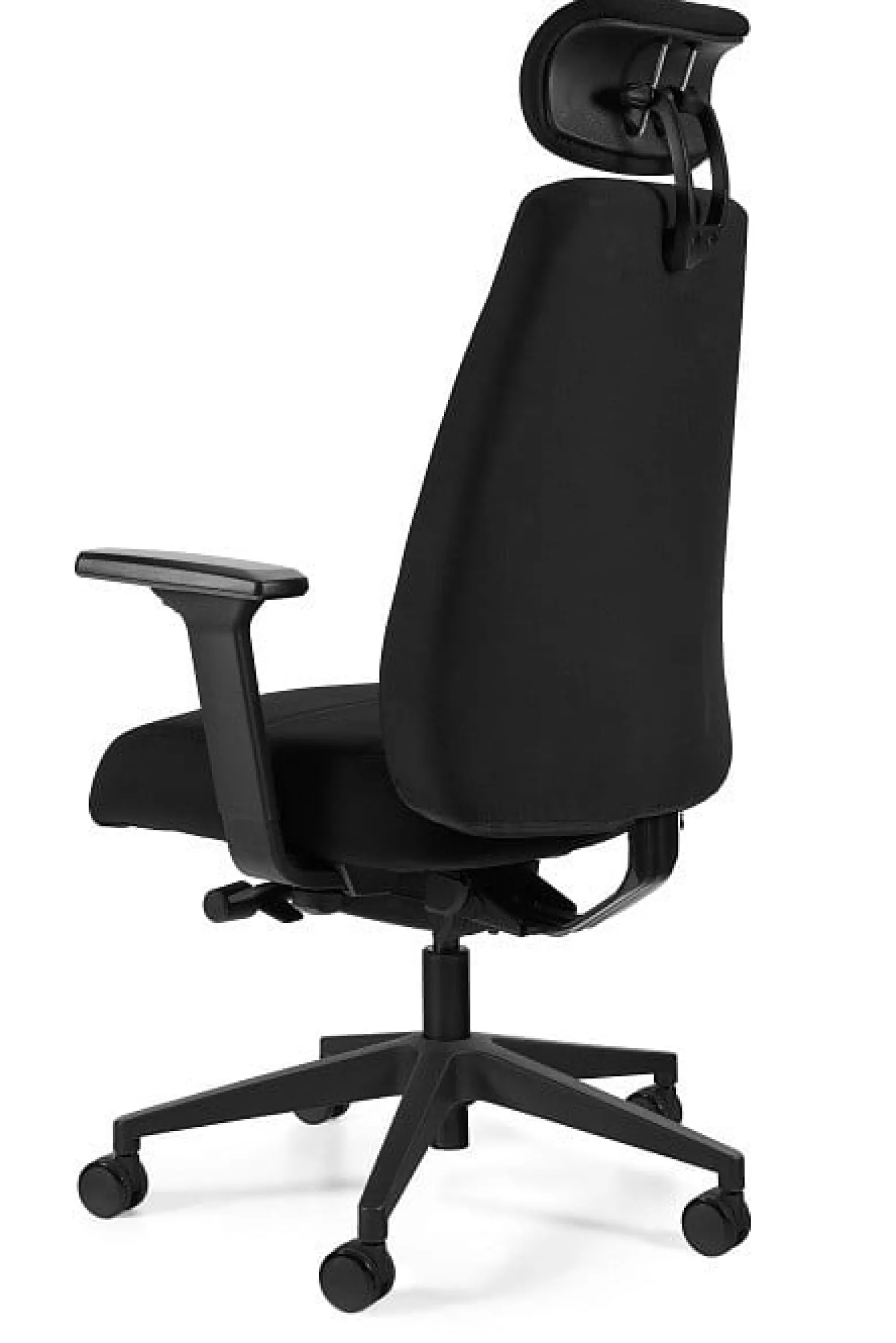 Fotel biurowy ergonomiczny Sigma czarny tkanina