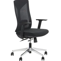 Fotel biurowy HAGER czarny/metal