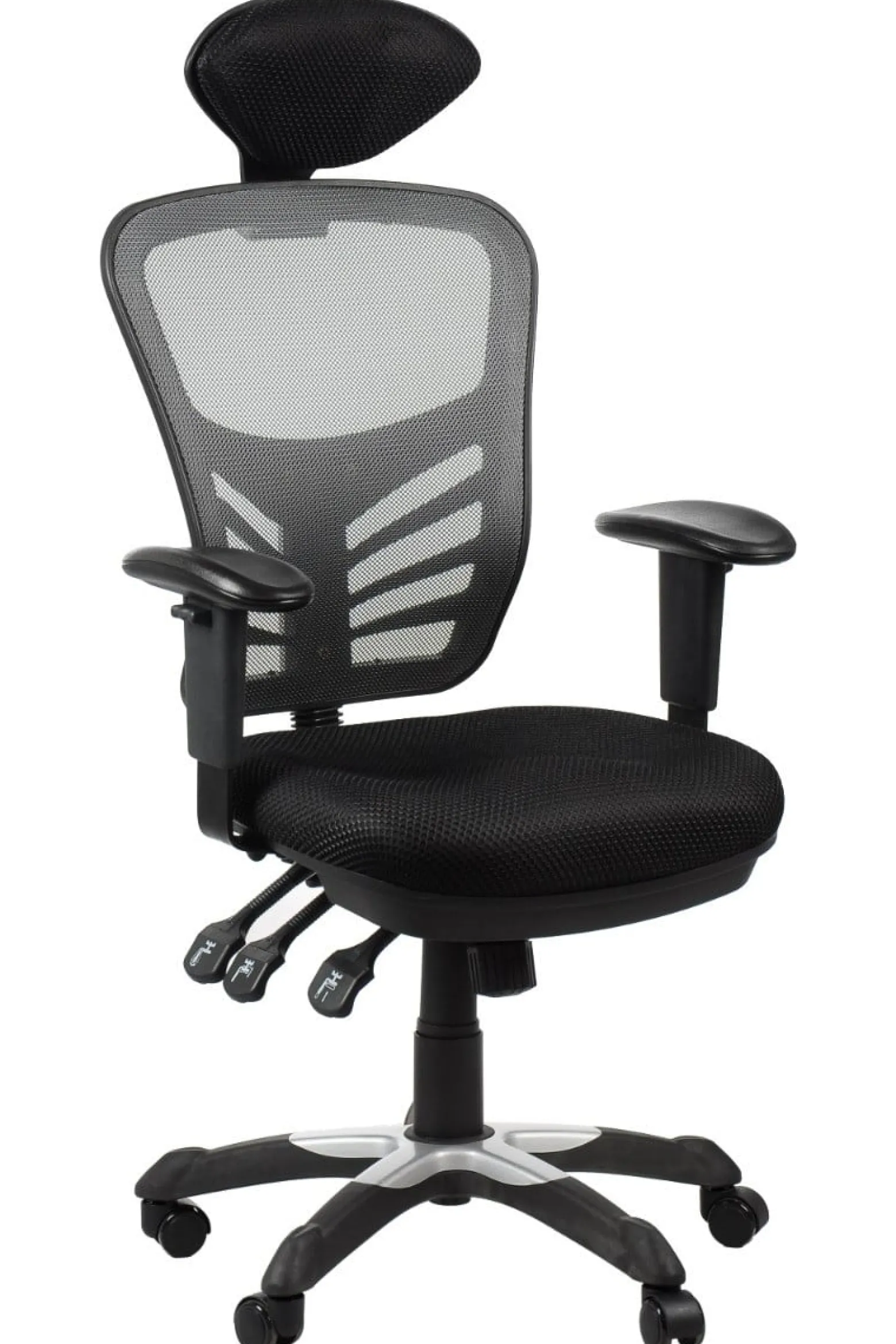 Fotel biurowy HG-0001H szary