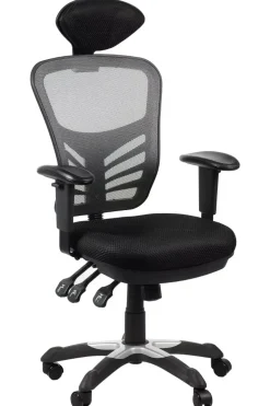 Fotel biurowy HG-0001H szary
