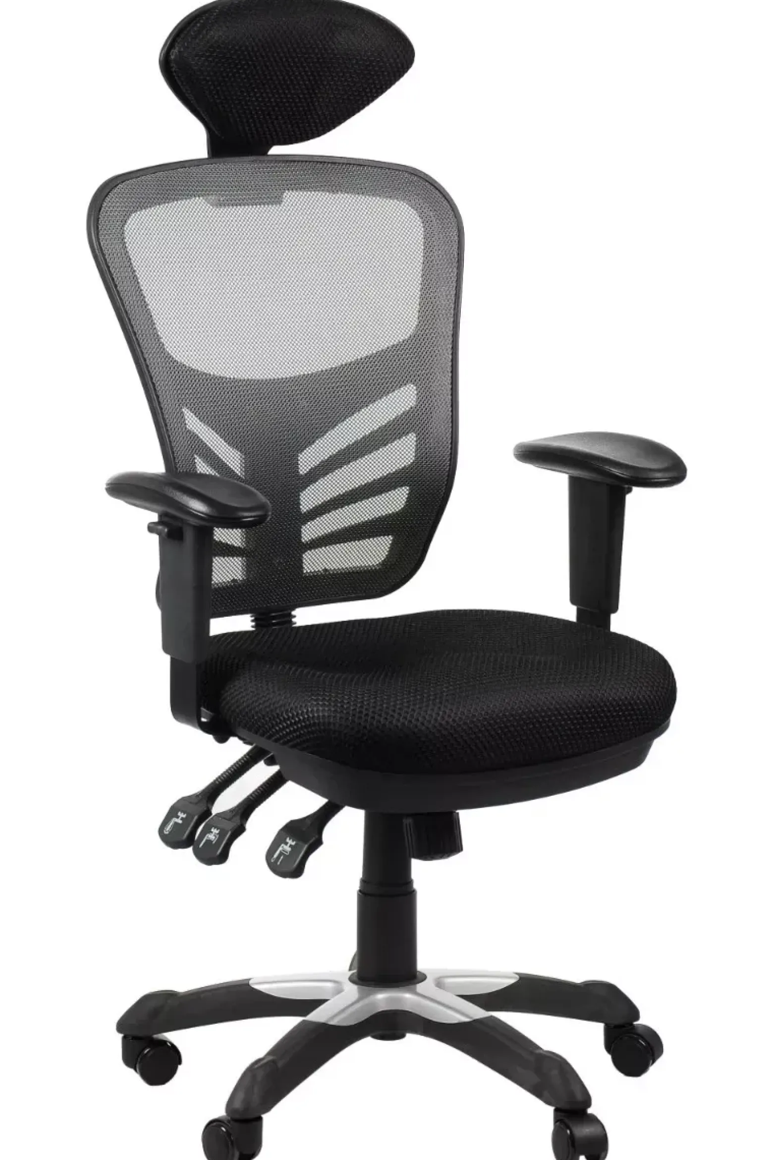 Fotel biurowy HG-0001H szary