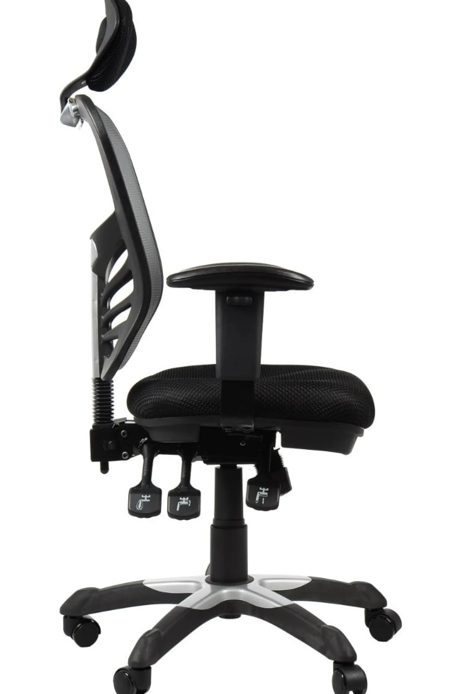 Fotel biurowy HG-0001H szary