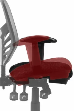 Fotel biurowy HG-0001H szary