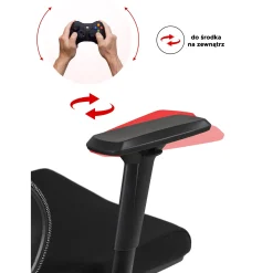 Fotel Biurowy Krzesło Obrotowe Ergonomiczny z Podnóżkiem Czarny DELSIN