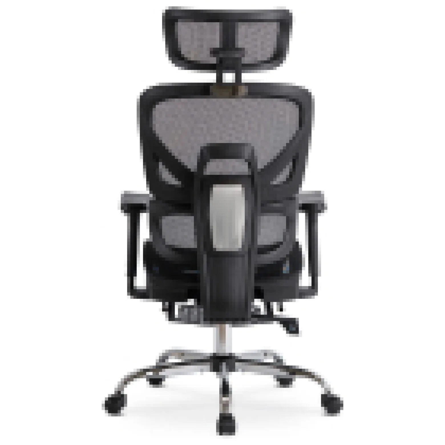 Fotel Biurowy Obrotowy Ergonomiczny Krzesło Do Biurka Czarny KAIR