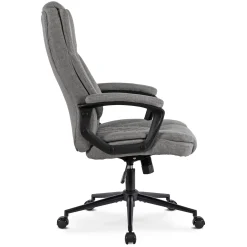 Fotel Biurowy Obrotowy Krzesło Do Biurka Komputer Ergonomiczny Szary PHONIX