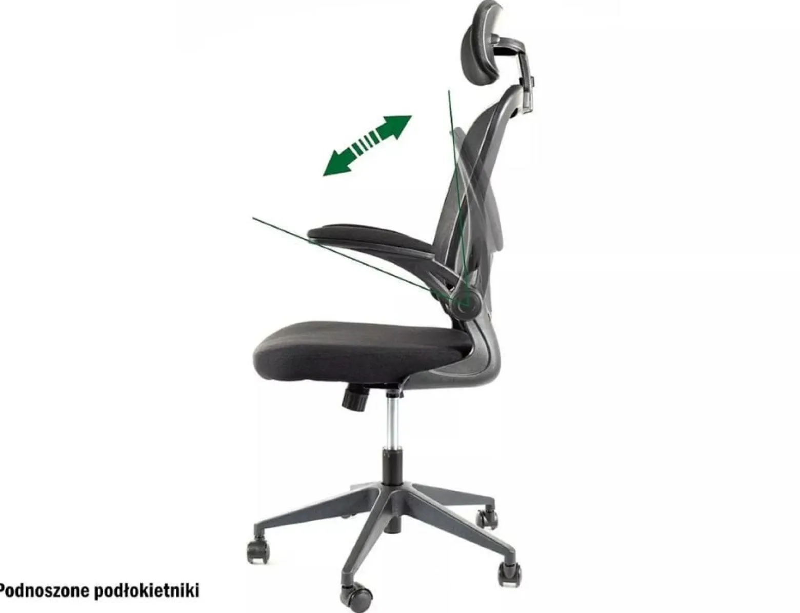 Fotel biurowy Q-060 czarny
