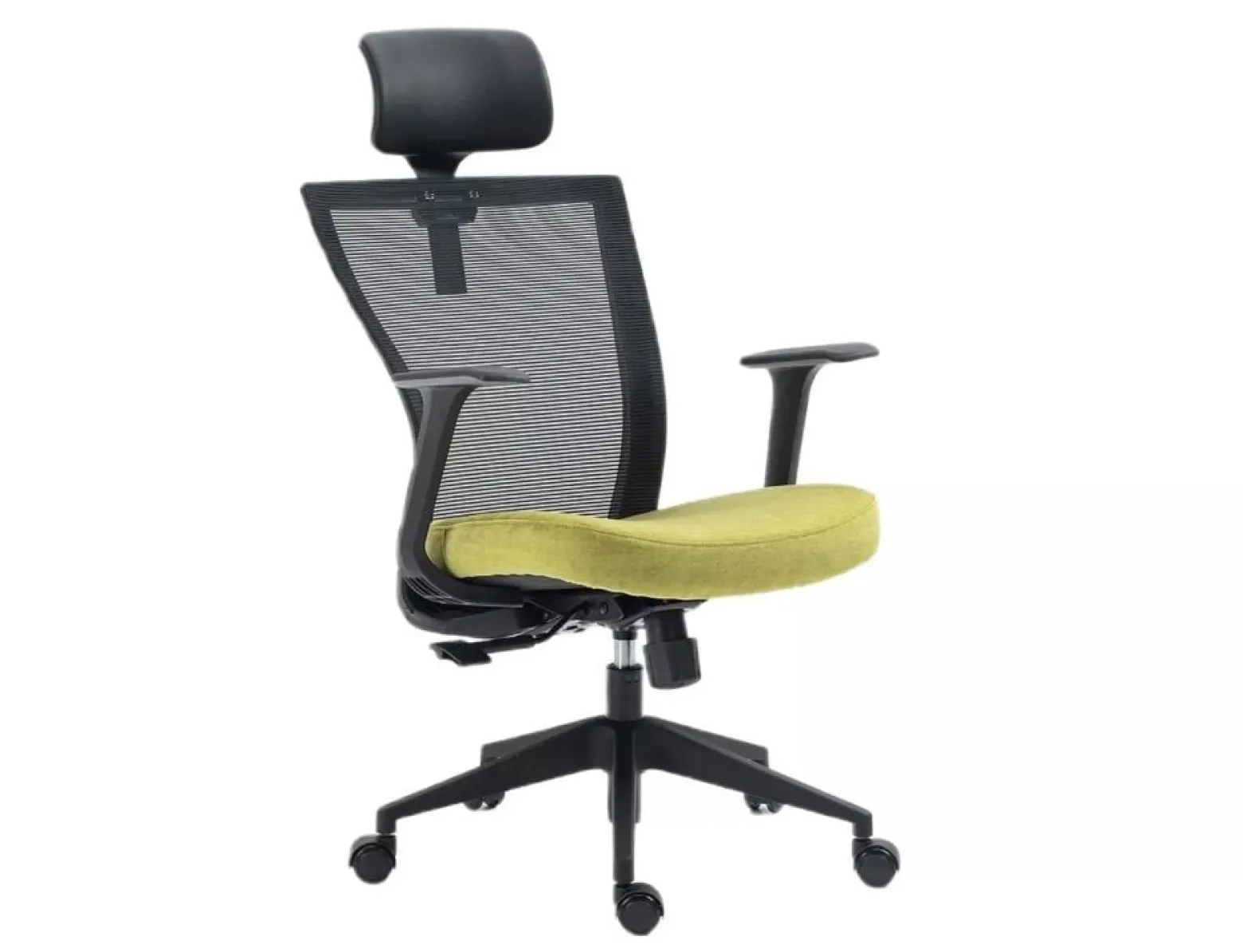 Fotel biurowy Q-328H czarny/zielony