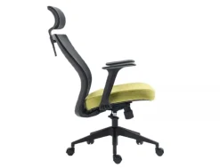 Fotel biurowy Q-328H czarny/zielony