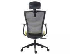 Fotel biurowy Q-328H czarny/zielony