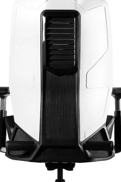 Fotel biurowy RONIN biały/czarny elastomer