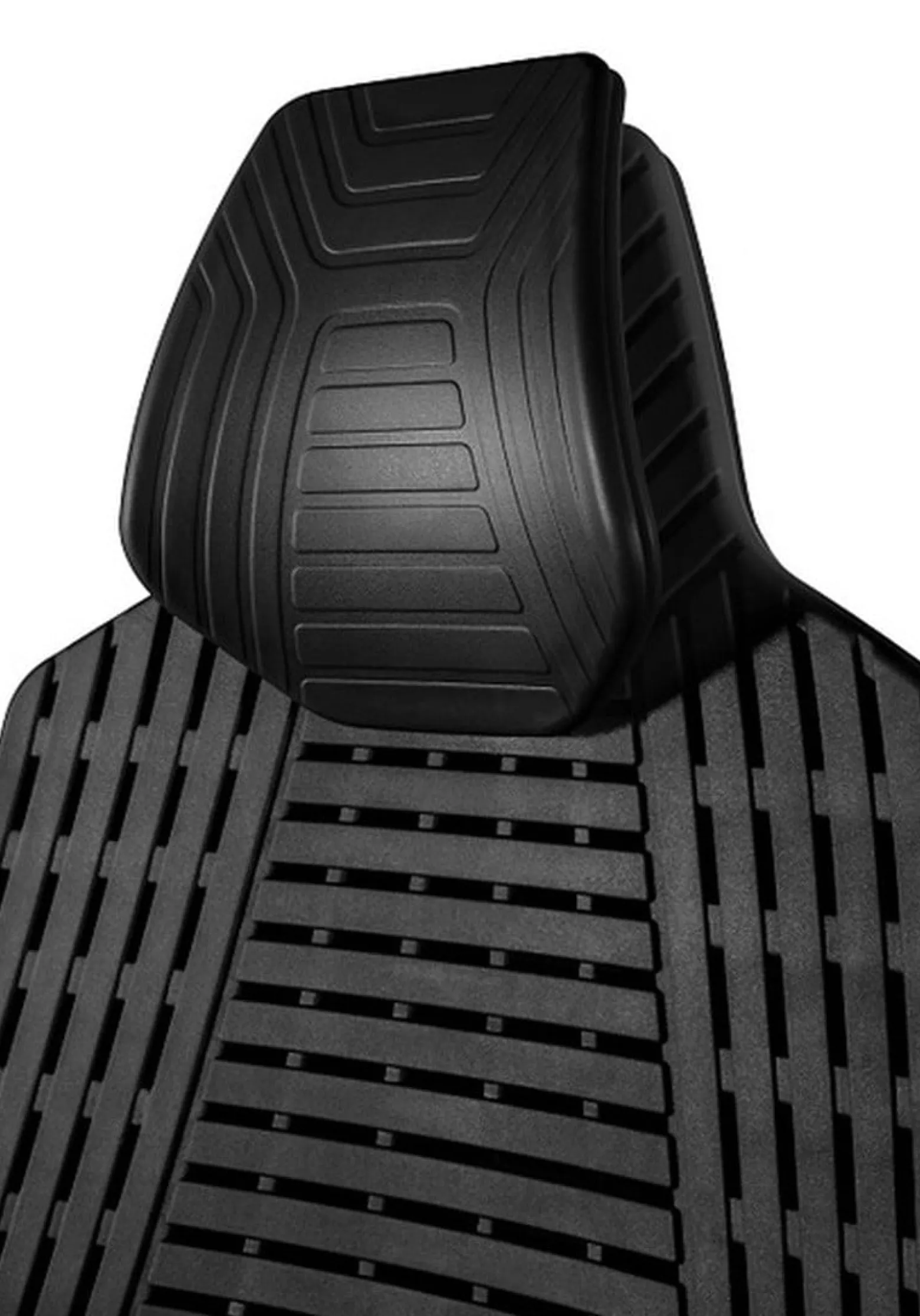 Fotel biurowy RONIN biały/czarny elastomer
