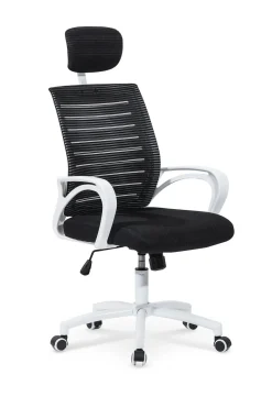 Fotel biurowy SOCKET czarny/biały