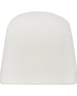 Fotel boucle retro biały