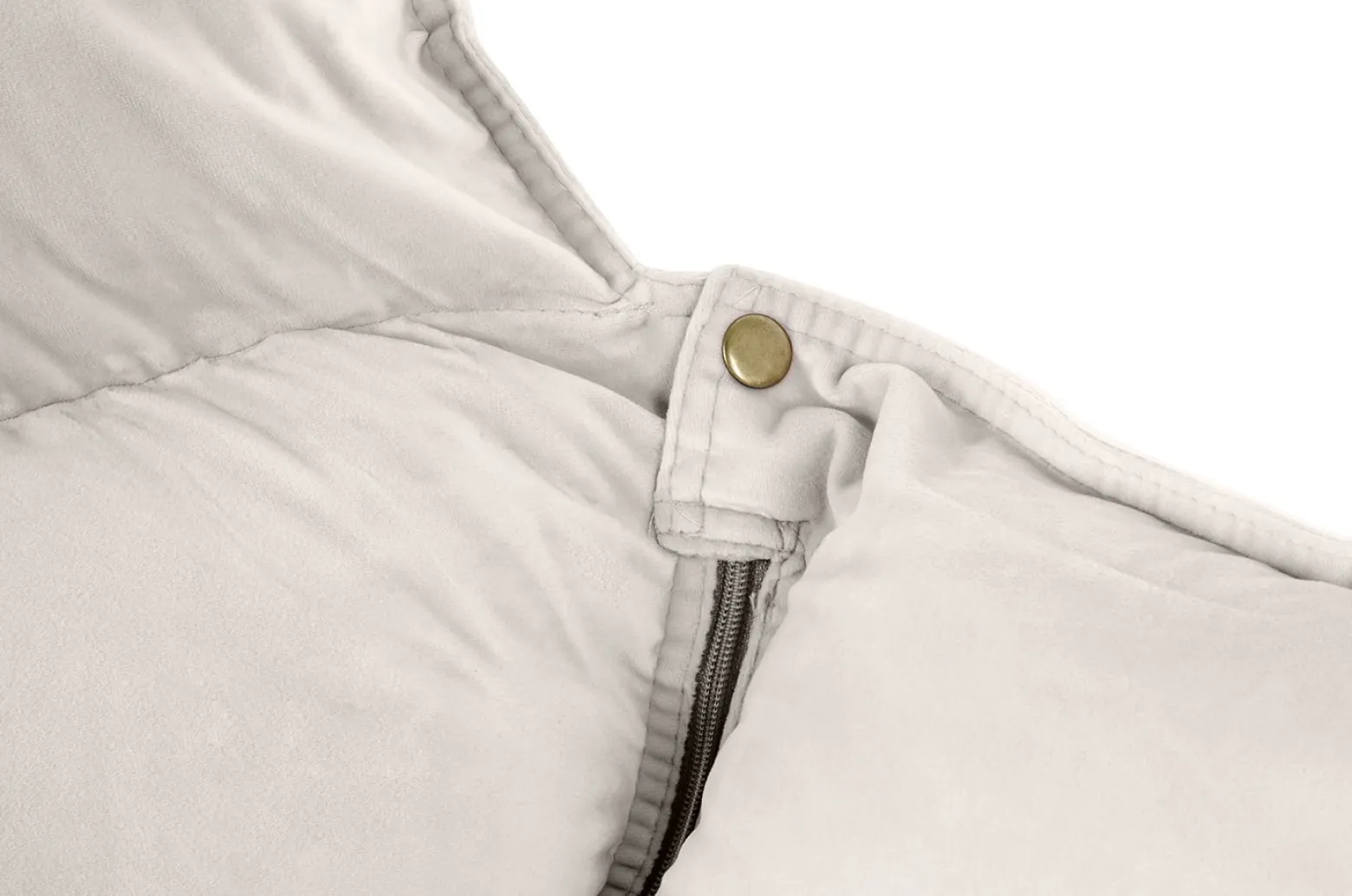 Fotel bujany SWING VELVET beżowy