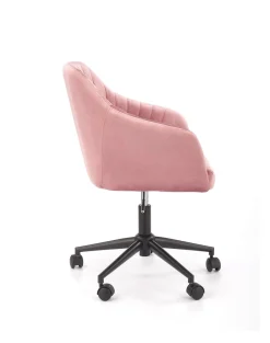 Fotel dla dziecka FRESCO VELVET różowy