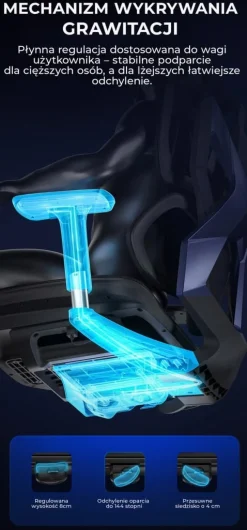 Fotel ergonomiczny gamingowy Angel Furia PRO