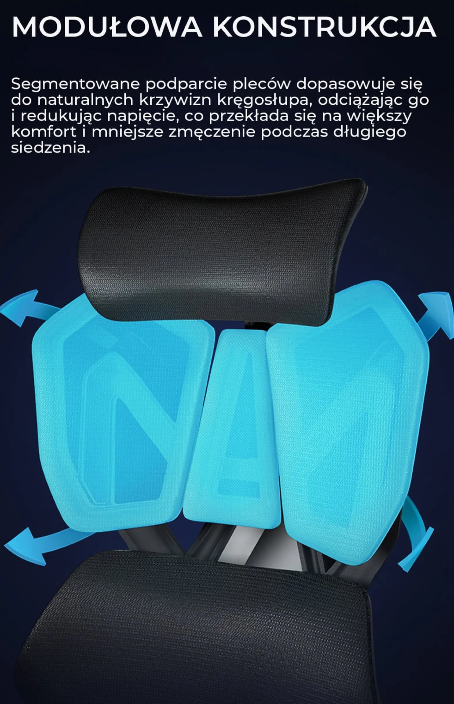 Fotel ergonomiczny gamingowy Angel Furia PRO