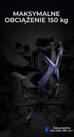 Fotel ergonomiczny gamingowy Angel Furia PRO