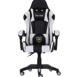 Fotel gamingowy Extreme młodzieżowy odchylany ekoskóra EXT ONE White