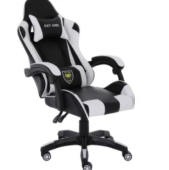 Fotel gamingowy Extreme młodzieżowy odchylany ekoskóra EXT ONE White