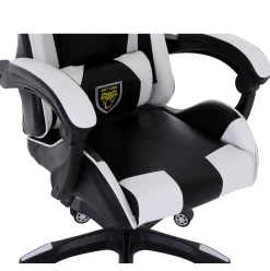 Fotel gamingowy Extreme młodzieżowy odchylany ekoskóra EXT ONE White