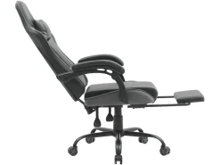 Fotel gamingowy G-Turbo z poduszkami czarno-szary