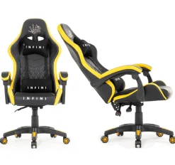 Fotel Gamingowy INFINI Five Yellow