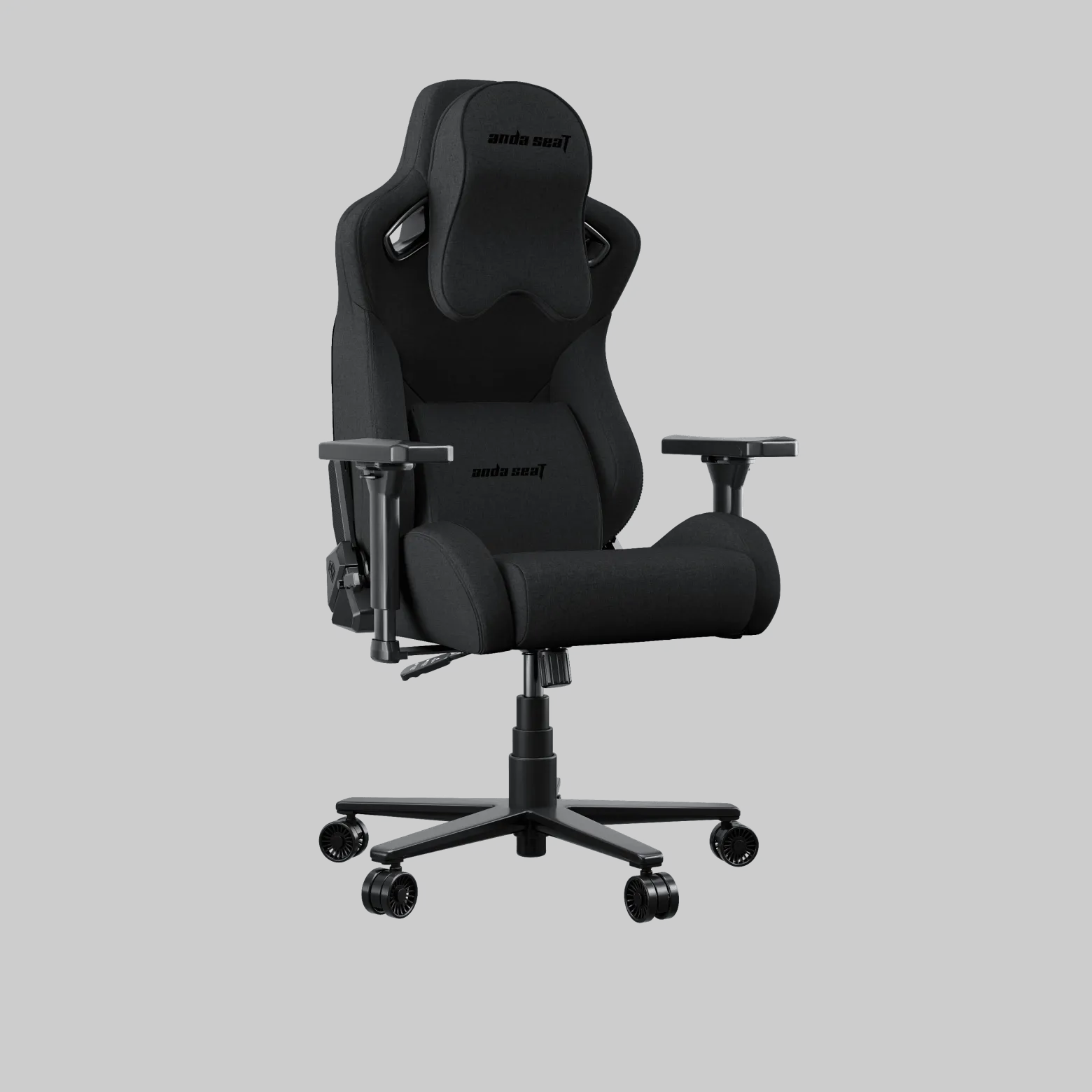 Fotel gamingowy materiałowy Kaiser 2 Frontier ciemnoszary XL