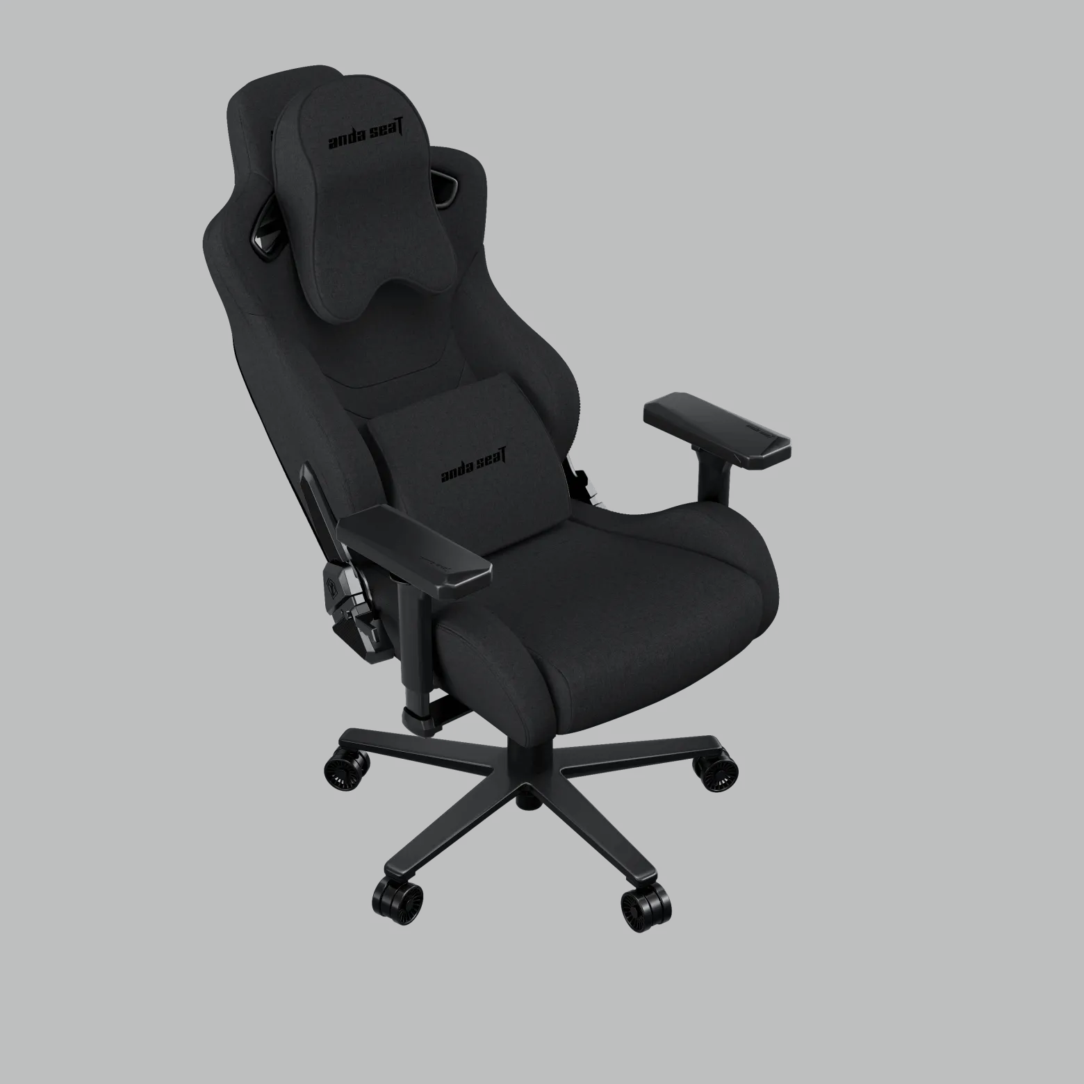 Fotel gamingowy materiałowy Kaiser 2 Frontier ciemnoszary XL