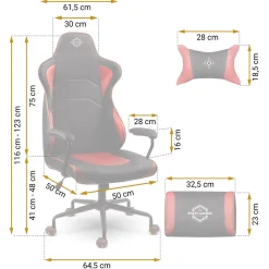Fotel gamingowy obrotowy krzesło biurowe Sofotel 2590
