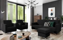 Fotel LUCA B madone 17047 chrom