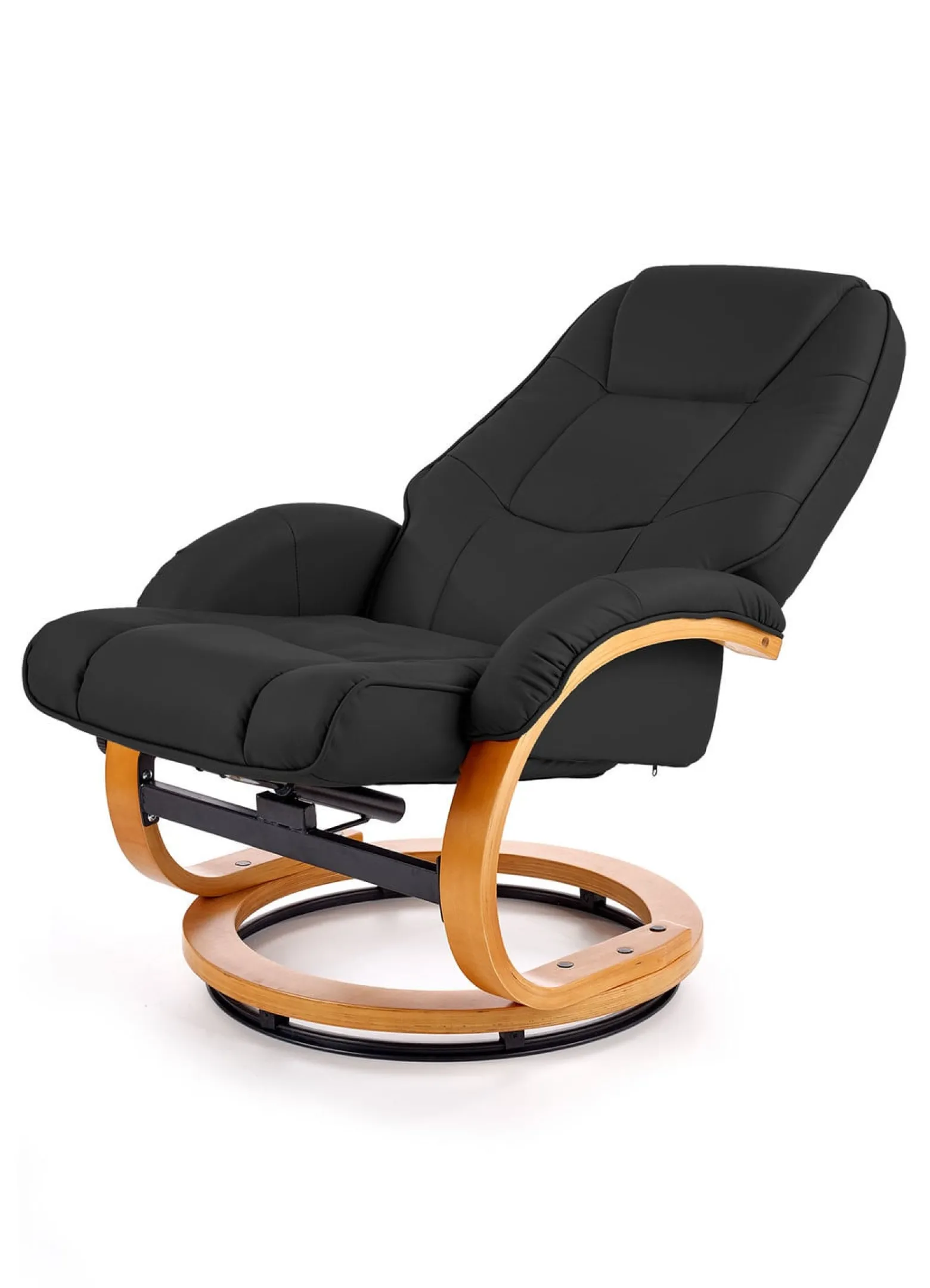 Fotel MATADOR czarny z funkcją relax