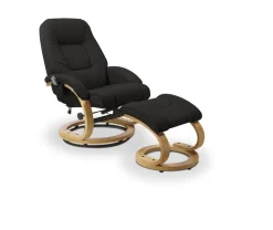 Fotel MATADOR czarny z funkcją relax
