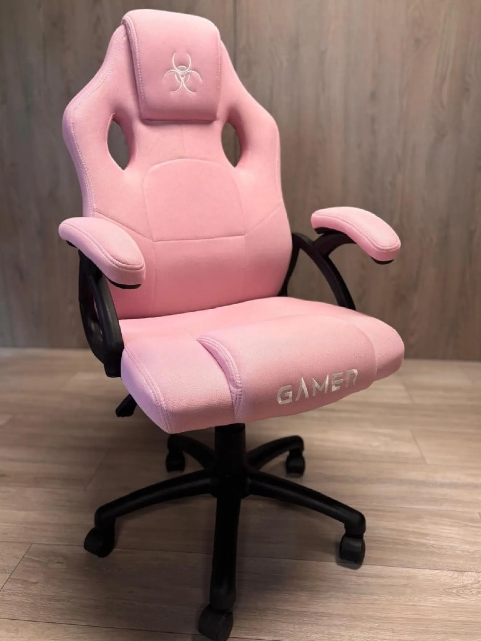 Fotel obrotowy do biurka CARRERA M DREAM PINK FABRIC