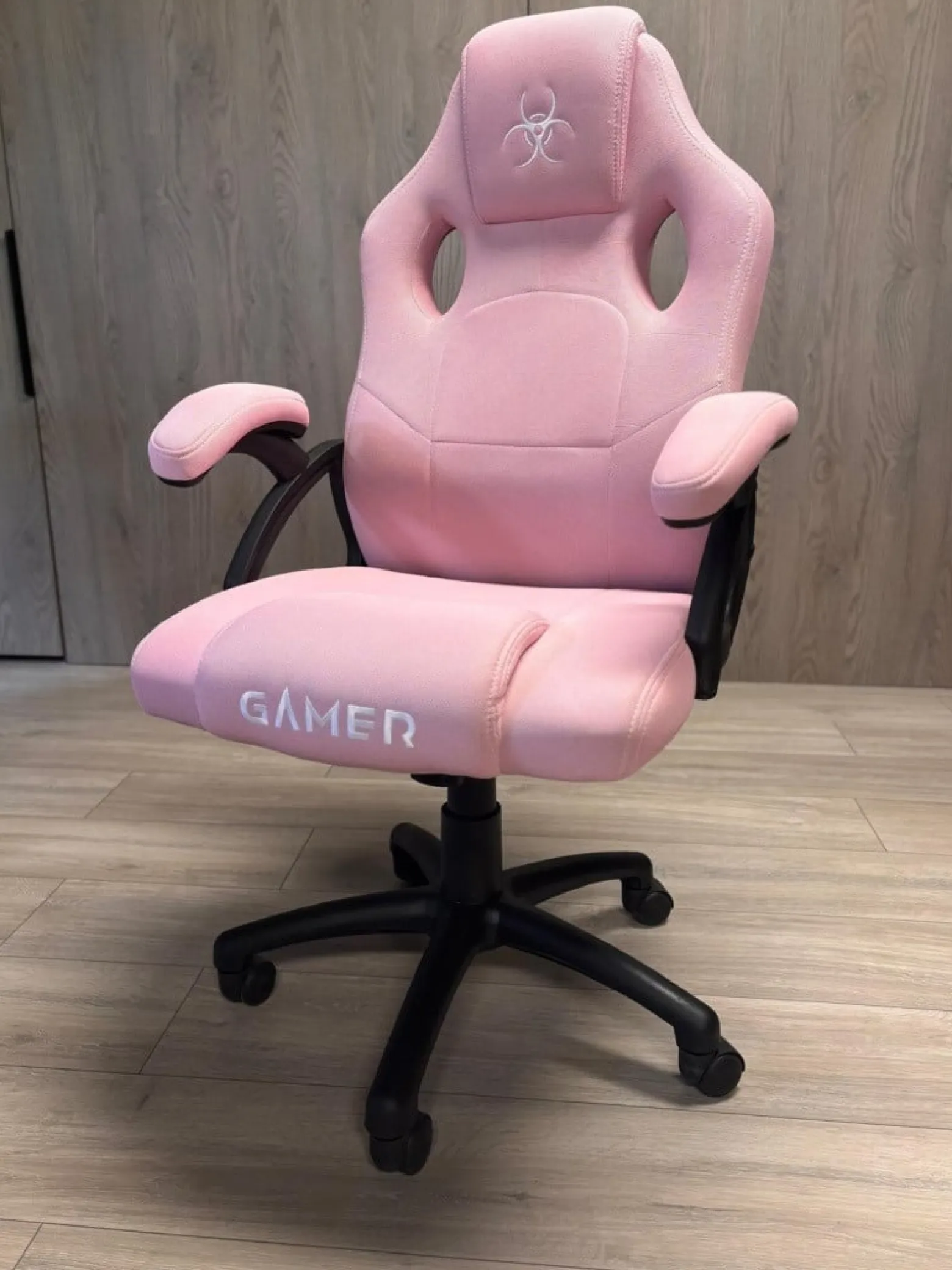 Fotel obrotowy do biurka CARRERA M DREAM PINK FABRIC
