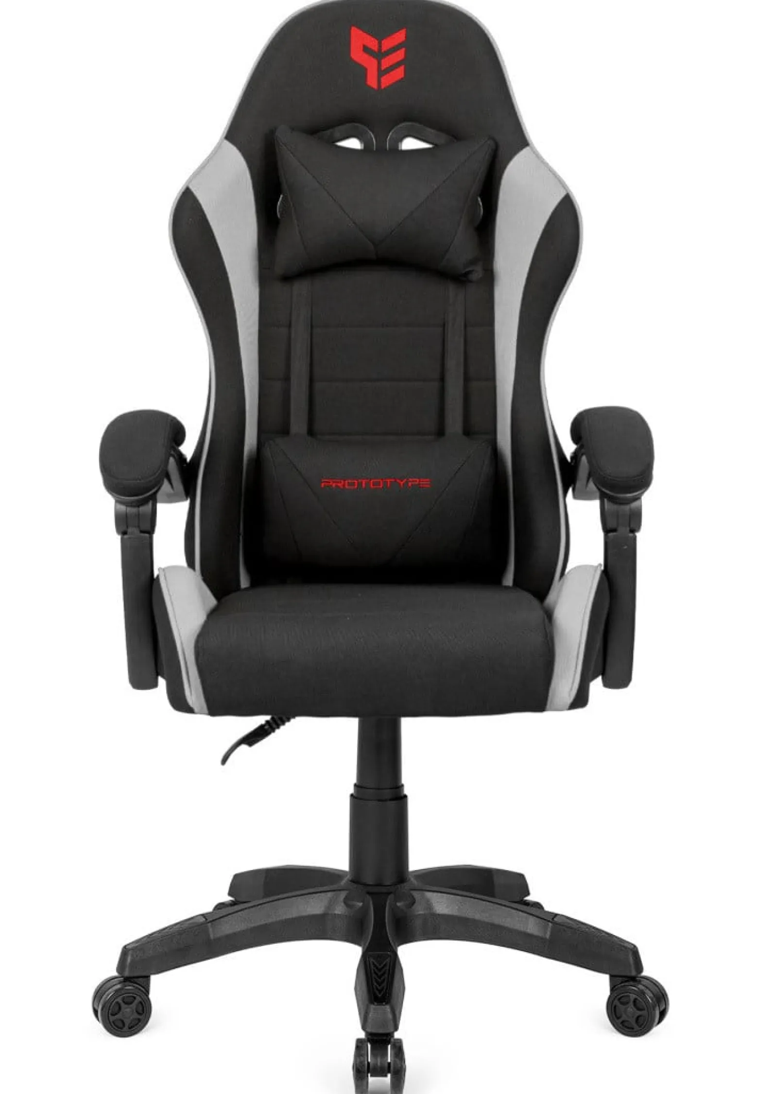 Fotel obrotowy gamingowy ENZO XL GREY FABRIC