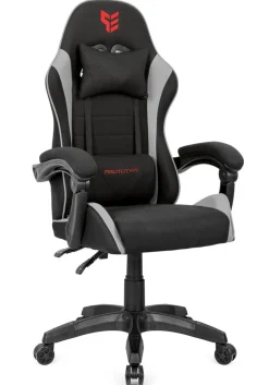 Fotel obrotowy gamingowy ENZO XL GREY FABRIC