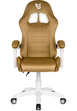 Fotel obrotowy gamingowy ENZO XL BEIGE ALCANTARA ICE