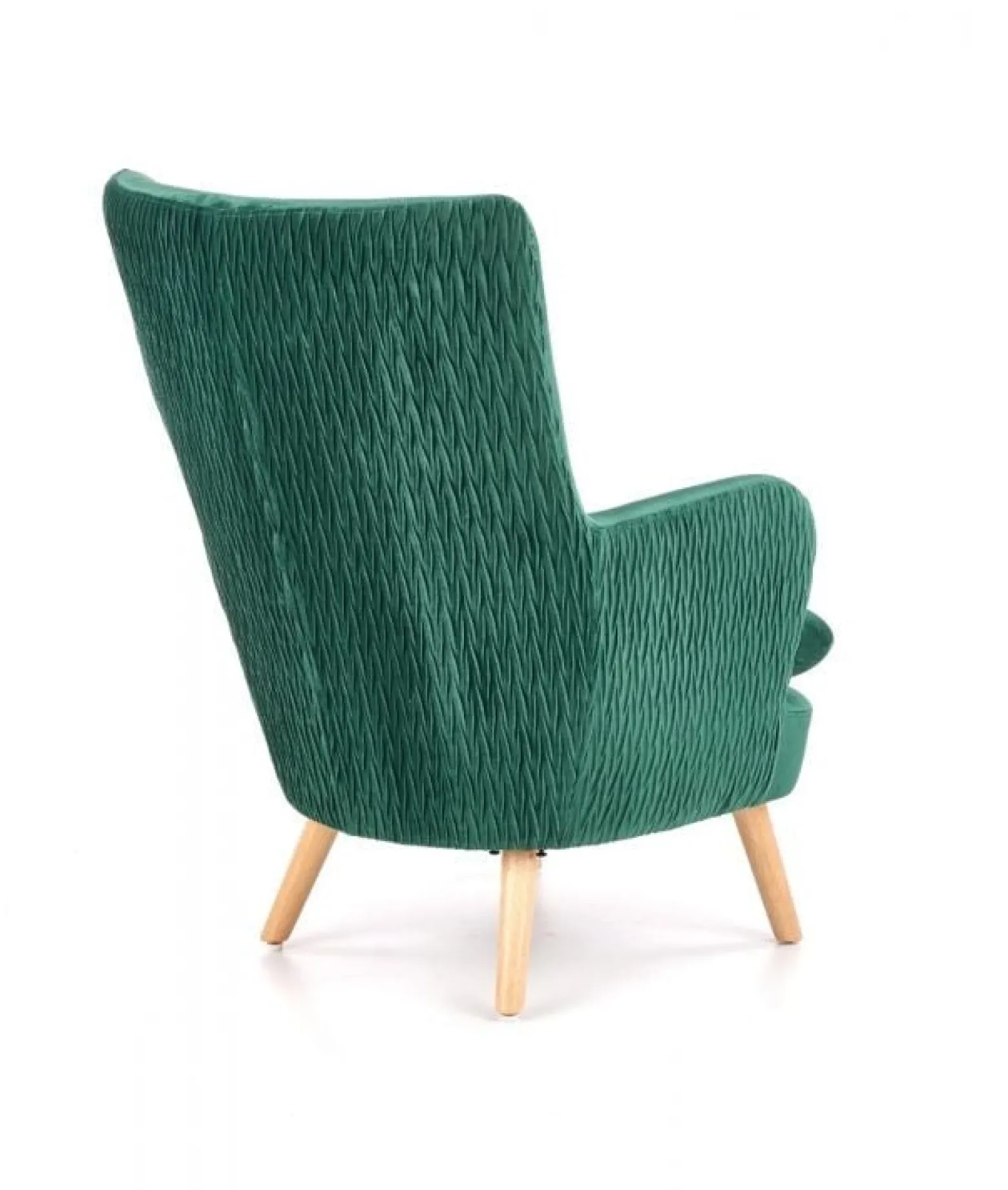Fotel RAVEL VELVET ciemno zielony