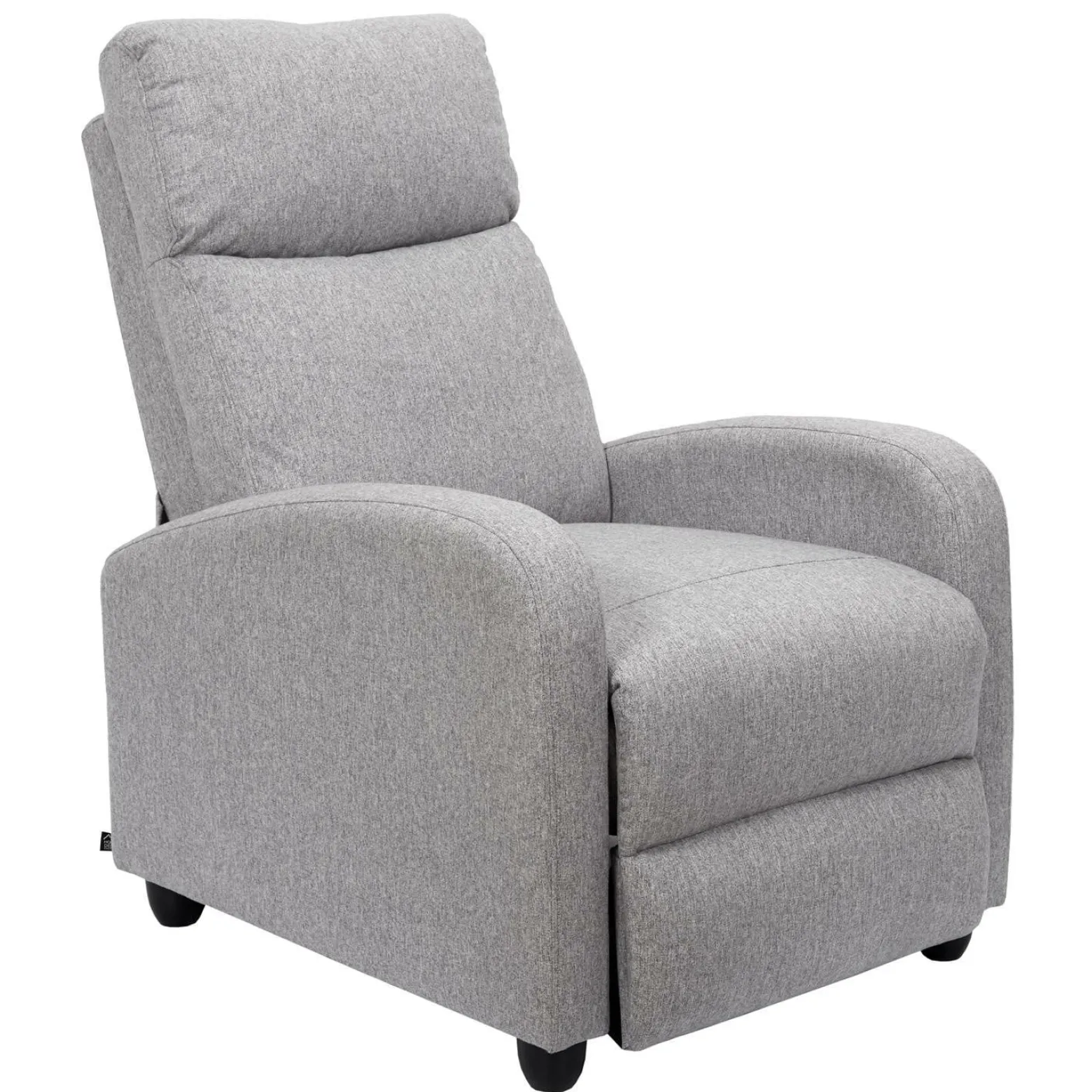 FOTEL ROZKŁADANY Recliner Dream szary nowoczesny