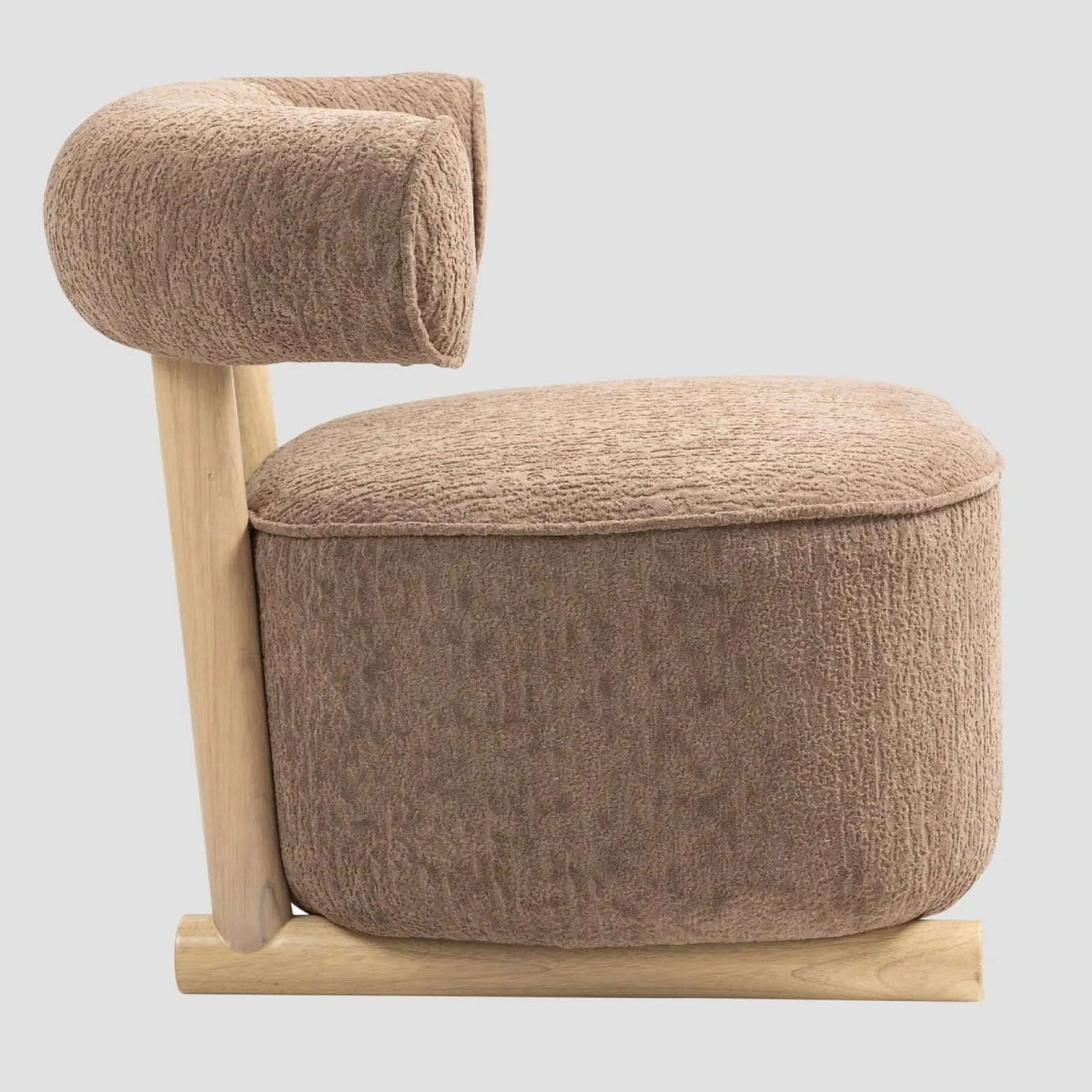 Fotel VITA Beżowy 72x81x67 cm HOMLA