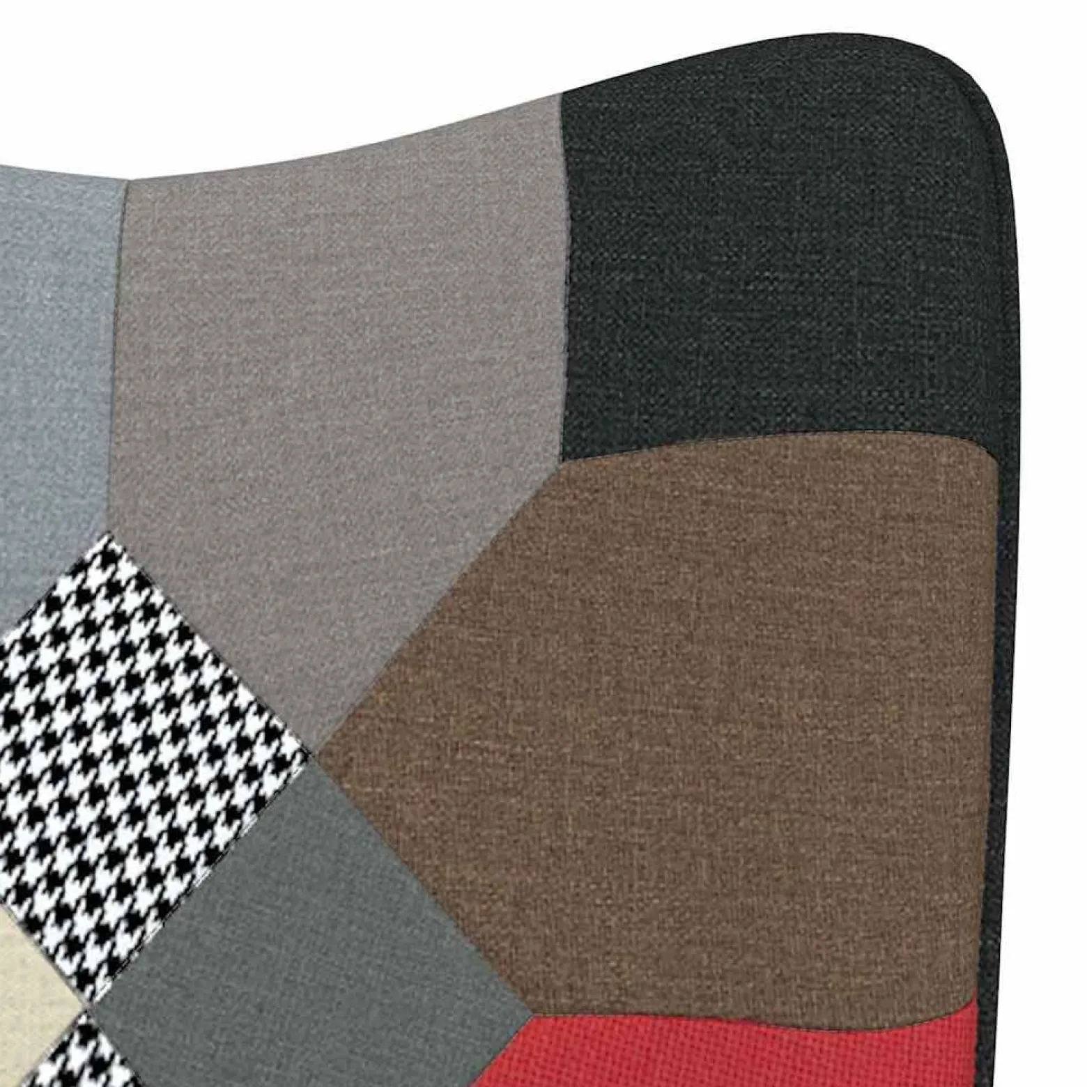 Fotel Wypoczynkowy Tapicerowany Patchwork Do Salonu Pokoju