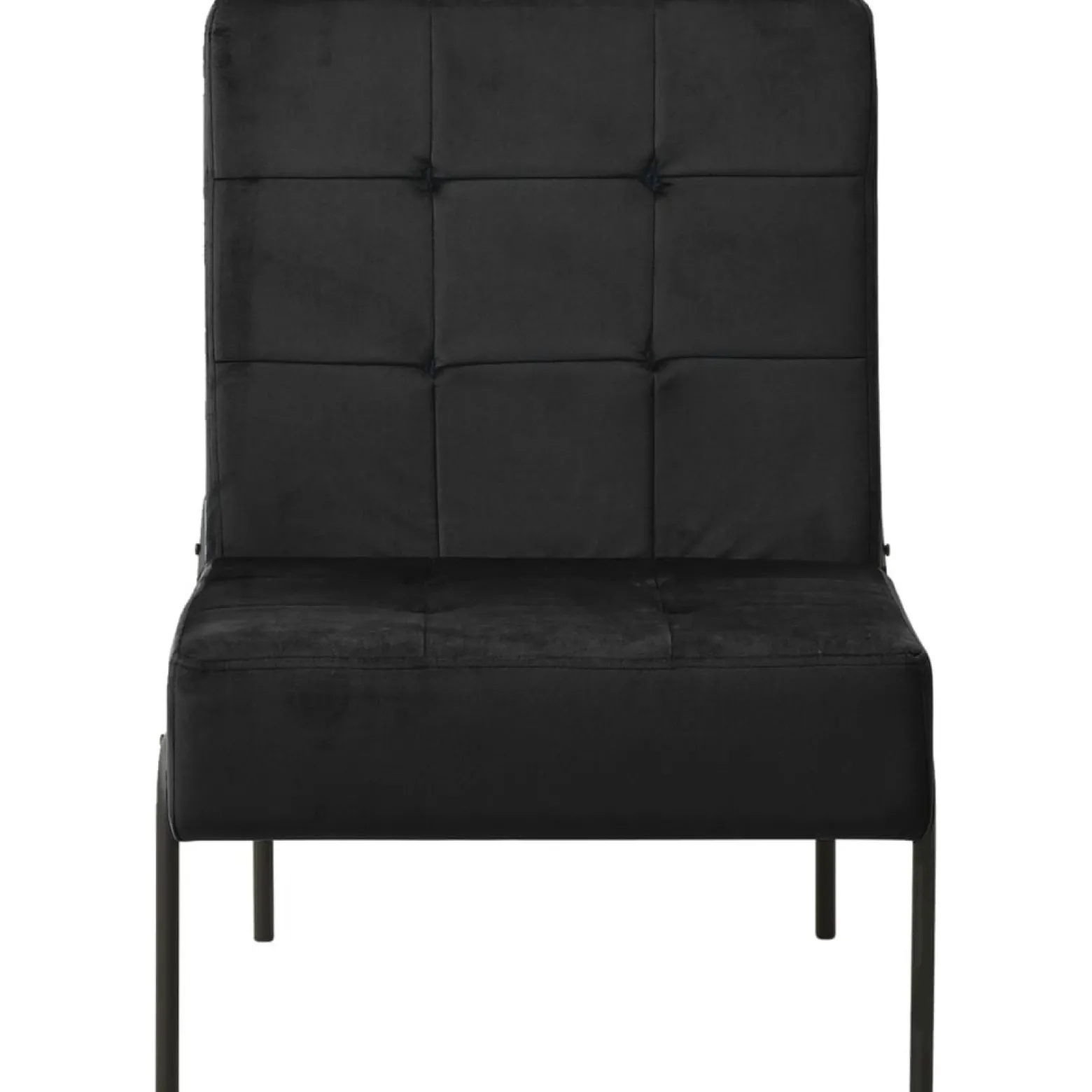 Fotel 65x79x87 cm czarny obity aksamitem